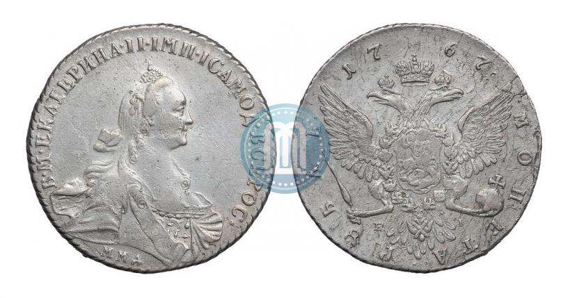 Picture 1 rouble 1767 year ММД-EI 