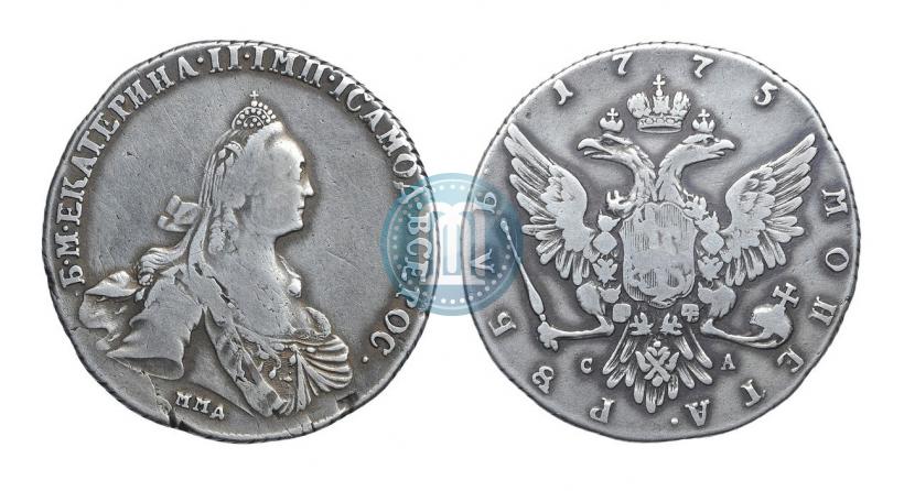 Picture 1 rouble 1775 year ММД-СА 