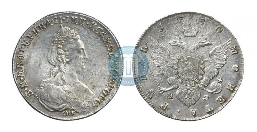 Picture 1 rouble 1780 year СПБ-ИЗ 