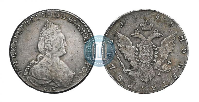 Picture 1 rouble 1788 year СПБ-ЯА 