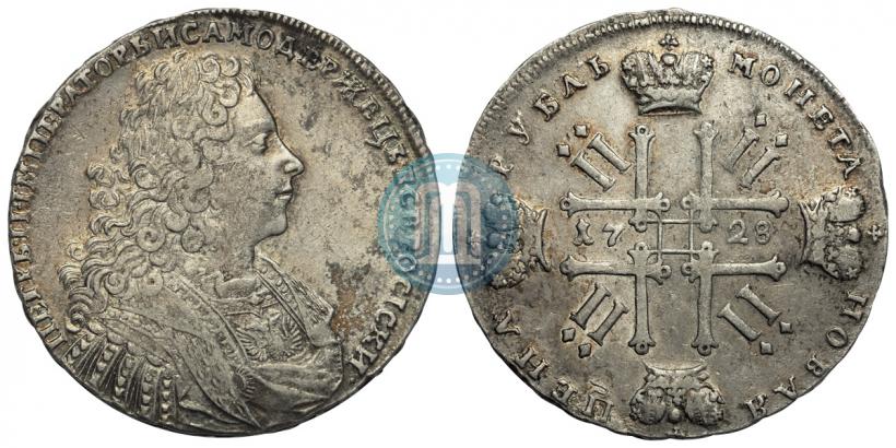 Picture 1 rouble 1728 year  "Type of 1728"