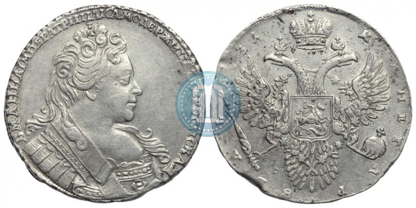 Picture 1 rouble 1731 year  