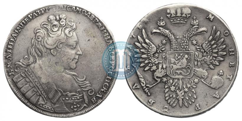 Фото 1 рубль 1731 года  