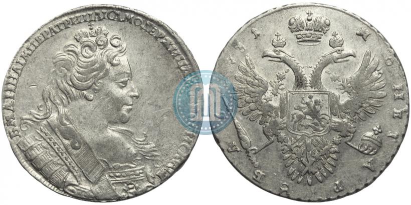 Фото 1 рубль 1731 года  