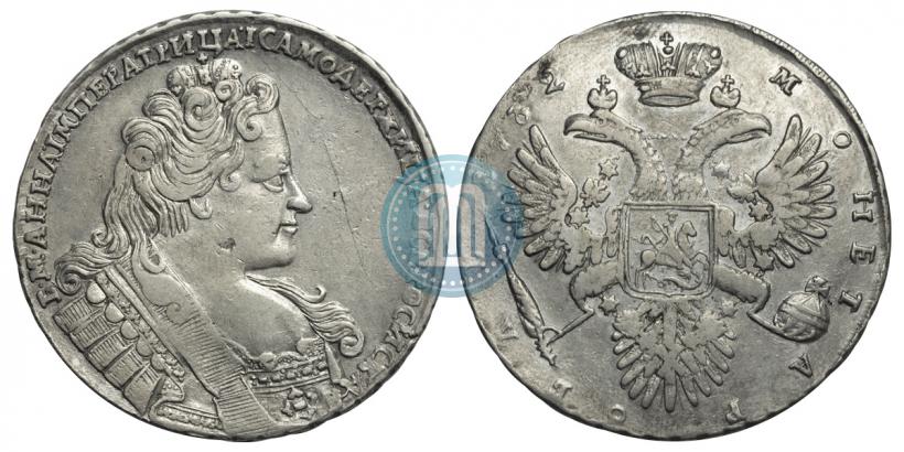 Picture 1 rouble 1732 year  