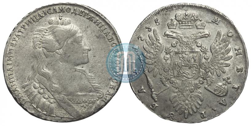 Picture 1 rouble 1735 year  