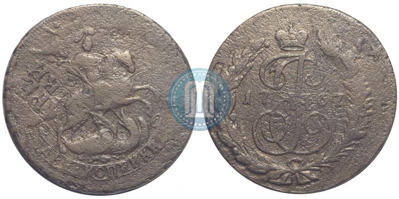Фото 2 копейки 1767 года СПМ 