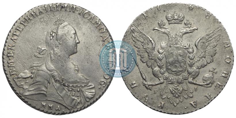 Picture 1 rouble 1768 year ММД-EI 