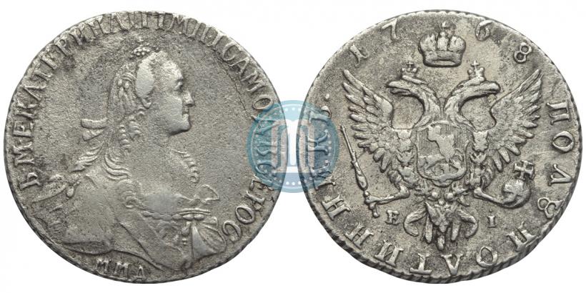 Фото Полуполтинник 1768 года ММД-EI 