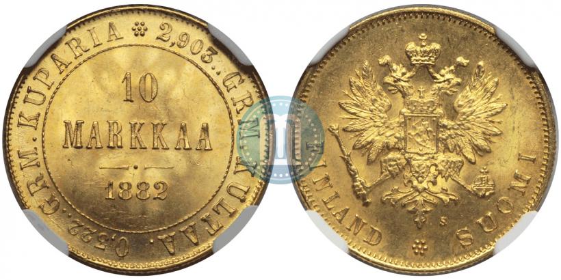 Фото 10 марок 1882 года S 