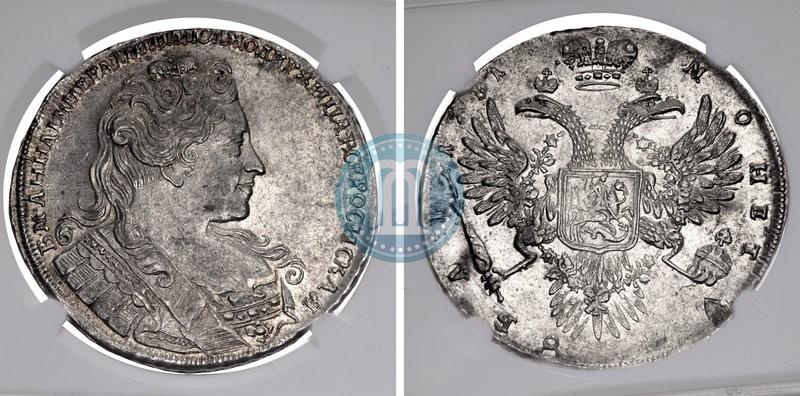 Picture 1 rouble 1731 year  