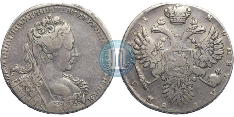 Picture 1 rouble 1731 year  