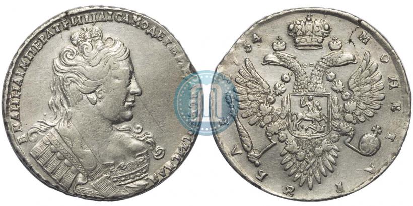 Picture 1 rouble 1734 year  "Type of 1732"