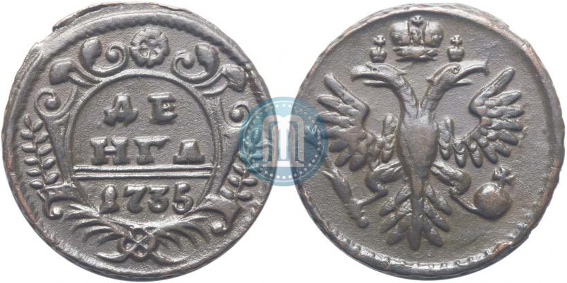 Фото Денга 1735 года  