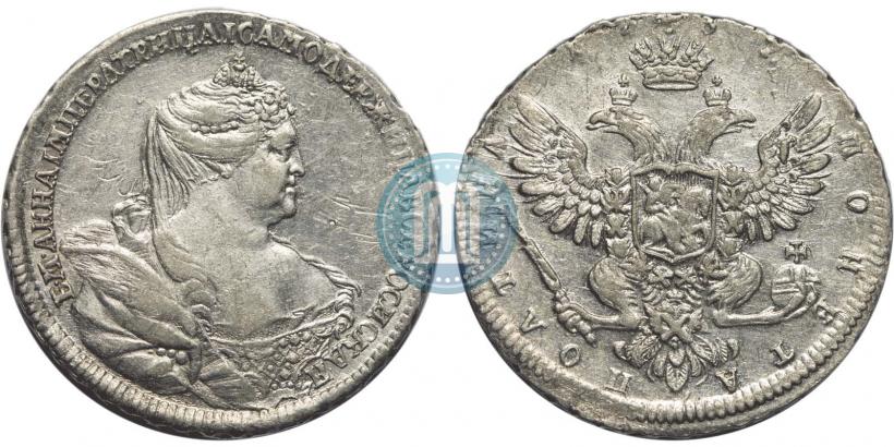 Picture Poltina 1737 year  "Moscow type"