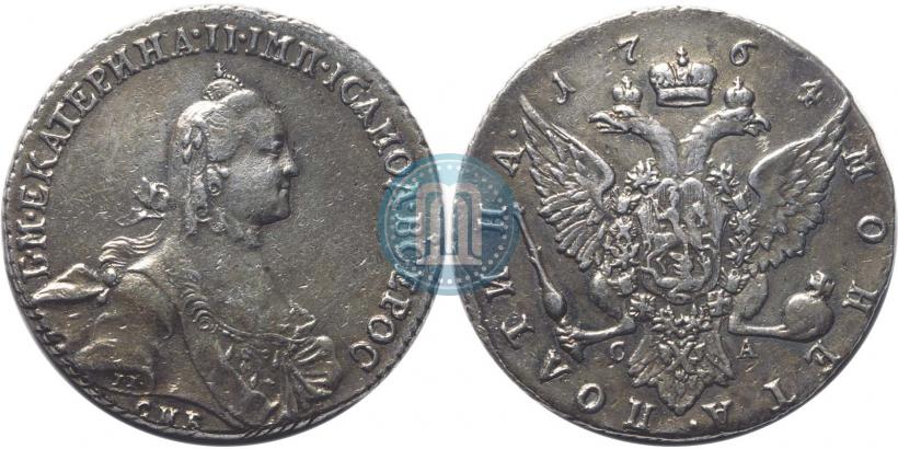 Фото Полтина 1764 года СПБ-СА 