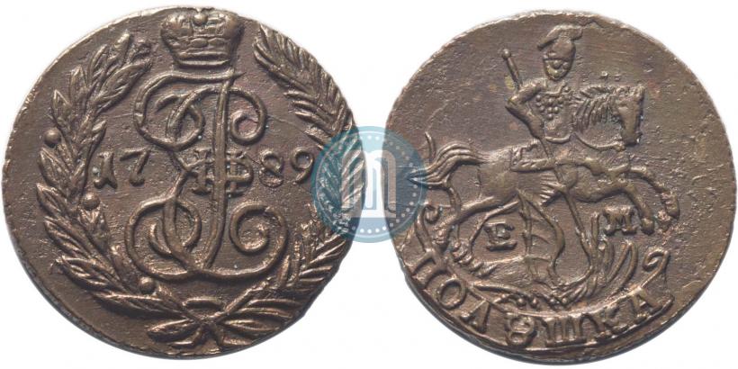 Фото Полушка 1789 года ЕМ 