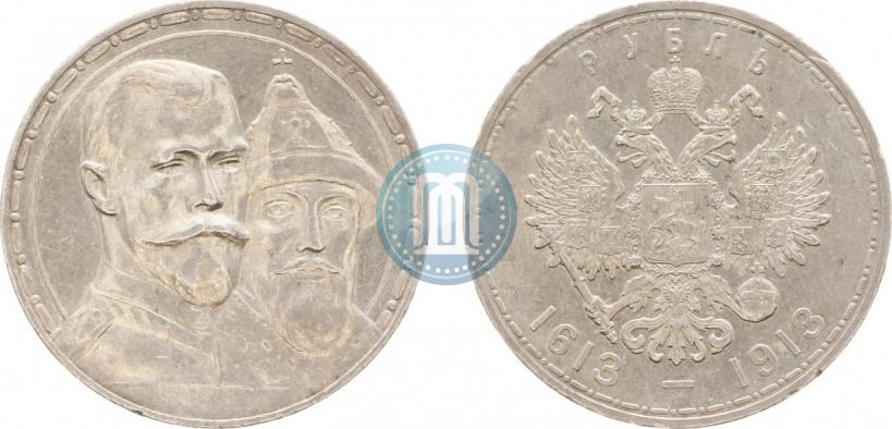 Picture 1 rouble 1913 year (ВС) "In commemoration of tercentenary of Romanov's dynasty"