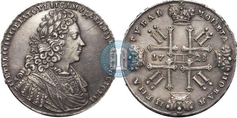 Picture 1 rouble 1728 year  "Type of 1728"