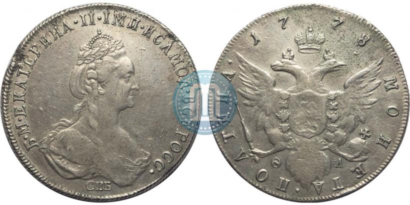 Фото Полтина 1778 года СПБ-ФЛ 