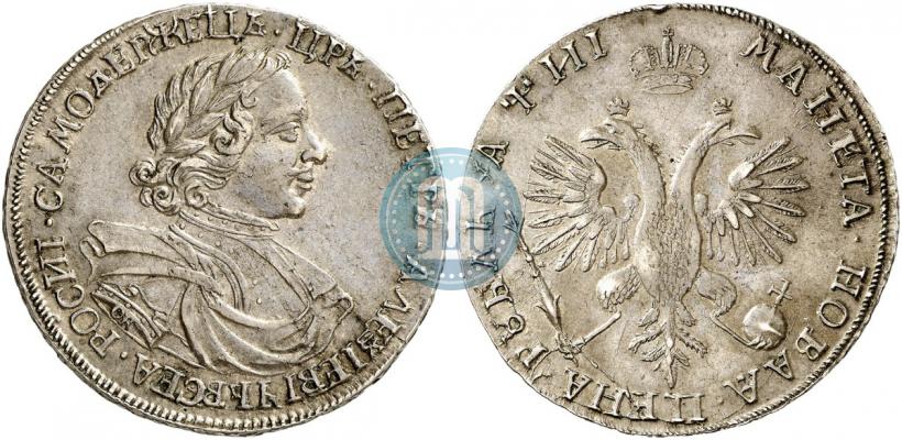 Picture 1 rouble 1718 year OK-L 