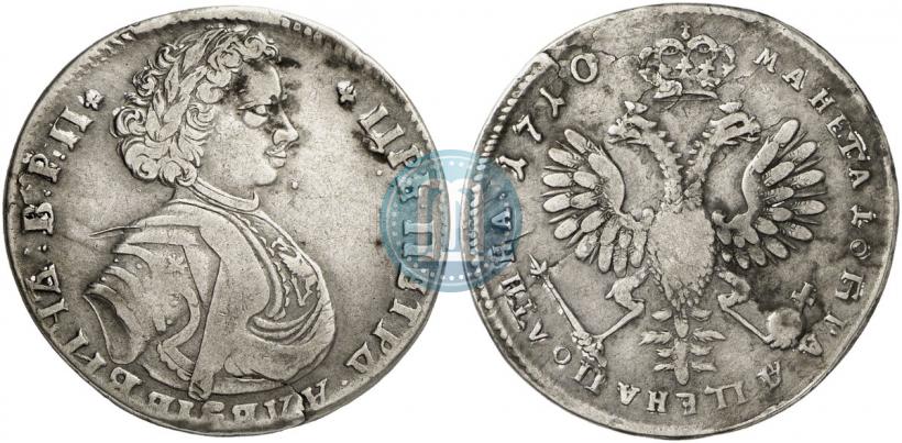 Фото Полтина 1710 года  "Портрет 1707 года"