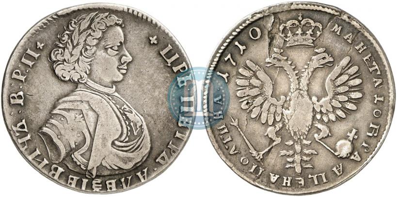 Picture Poltina 1710 year  "Portrait of 1707"