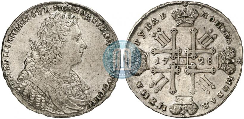 Picture 1 rouble 1728 year  "Type of 1728"