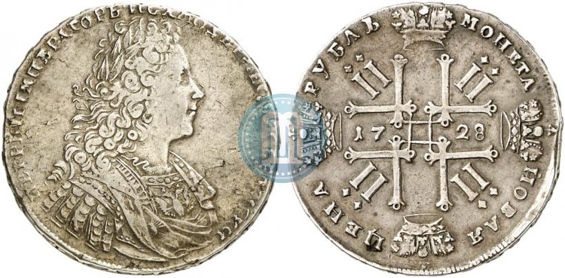 Picture 1 rouble 1728 year  "Type of 1728"