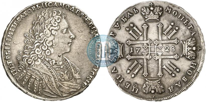 Picture 1 rouble 1728 year  "Type of 1728"