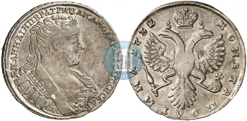 Фото Полтина 1732 года  