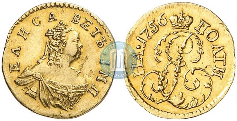 Фото Полтина 1756 года  