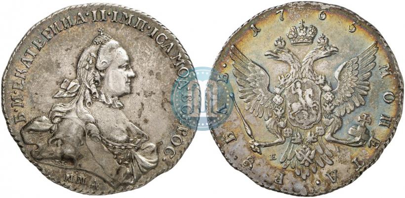Picture 1 rouble 1765 year ММД-EI 