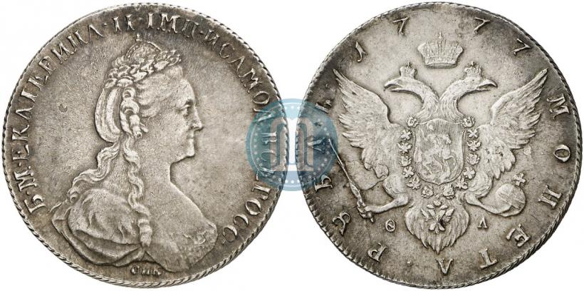 Picture 1 rouble 1777 year СПБ-ФЛ 