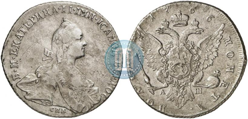 Picture Poltina 1766 year СПБ-АШ 