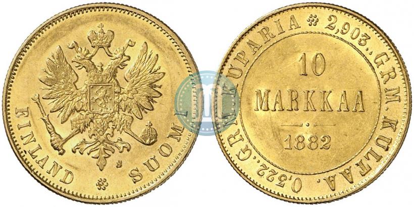 Фото 10 марок 1882 года S 