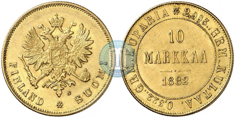 Фото 10 марок 1882 года S 