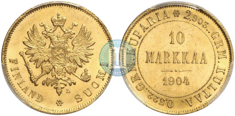 Picture 10 markkaa 1904 year L 