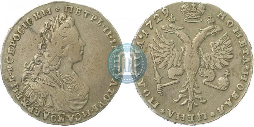 Фото Полтина 1729 года  