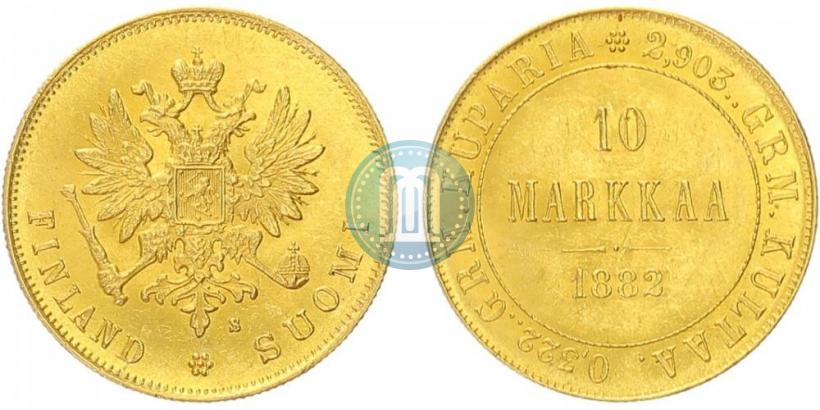 Фото 10 марок 1882 года S 