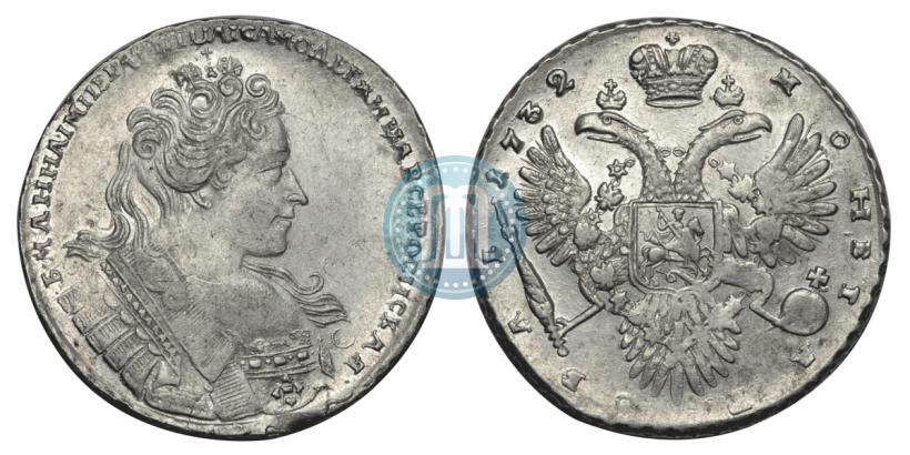 Picture 1 rouble 1732 year  