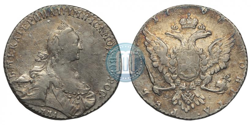 Picture 1 rouble 1768 year ММД-EI 