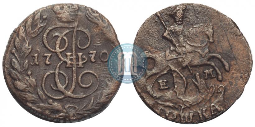 Фото Полушка 1770 года ЕМ 
