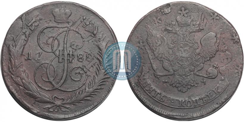 Picture 5 kopecks 1788 year ММ 
