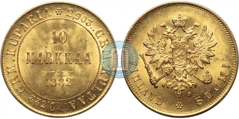 Picture 10 markkaa 1882 year S 