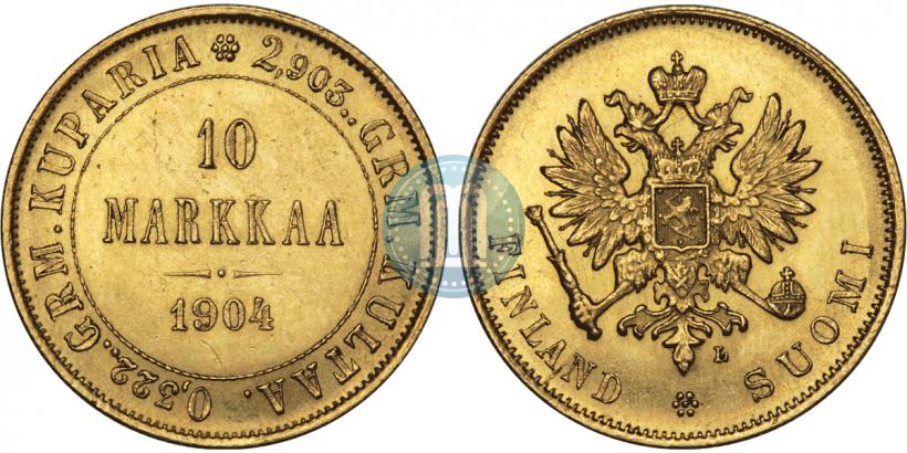 Picture 10 markkaa 1904 year L 