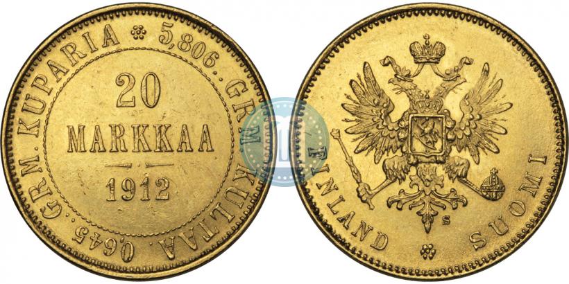 Picture 20 markkaa 1912 year S 
