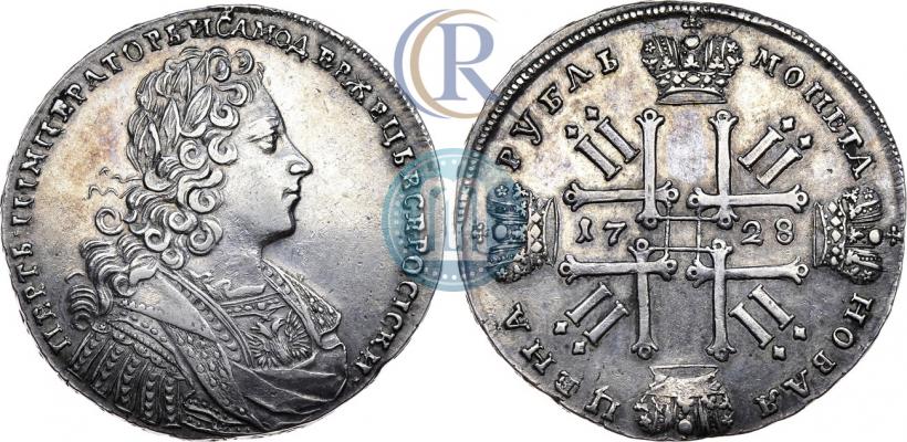Picture 1 rouble 1728 year  "Type of 1728"