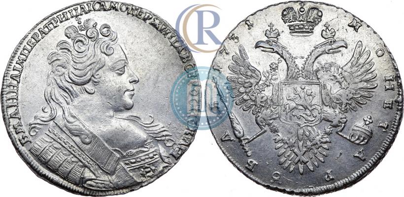Picture 1 rouble 1731 year  