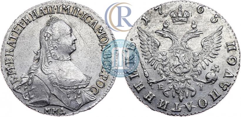 Фото Полуполтинник 1765 года ММД-EI 